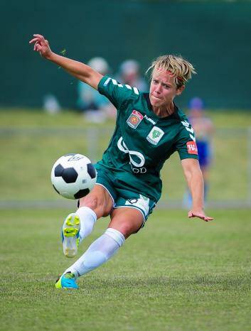 Lori Lindsey is hoping to leave Canberra United on a high. Photo: Katherine Griffiths