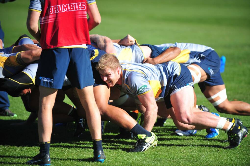 David Pocock returns to the Brumbies team this week after missing the last two matches through suspension. Photo: Chris Dutton