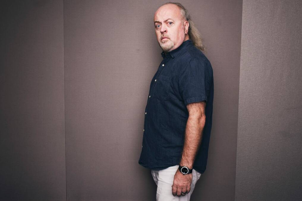Bill Bailey may look alarmed but he really enjoyed his stay in Canberra. Photo: James Brickwood