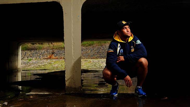 Taking his opportunities: Siliva Siliva is set to make his Super Rugby starting debut for the Brumbies against the Kings in Canberra on Friday night. Photo: Colleen Petch 