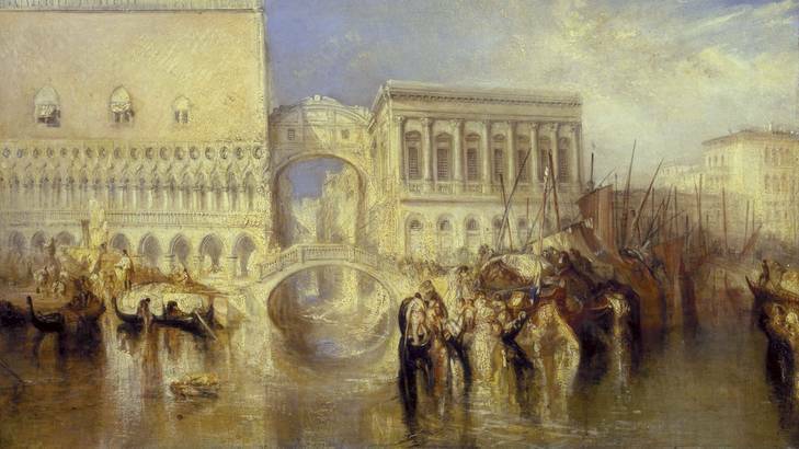 J.M.W. Turner, <i>Venice, the Bridge of Sighs, </i>exhibited 1840. Photo: (c) Tate, 2013 Photo: contributed