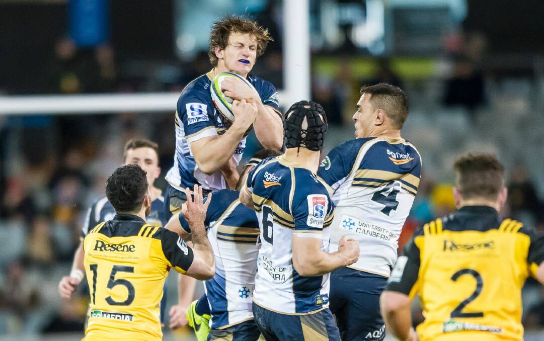 The Brumbies were the only Australian team to make the finals this year. Photo: Sitthixay Ditthavong