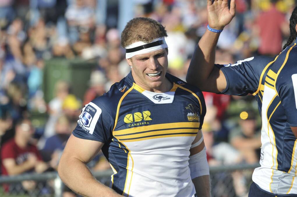 David Pocock is back for the Brumbies after two knee reconstructions. Photo: Laura Hardwick