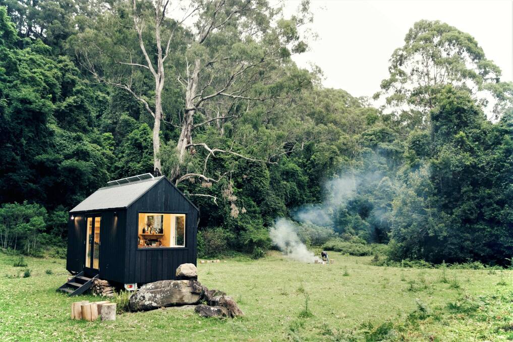 Miguel, one of several tiny houses now available for weekend escapes in the Canberra region. Photo: Sammy Hawker