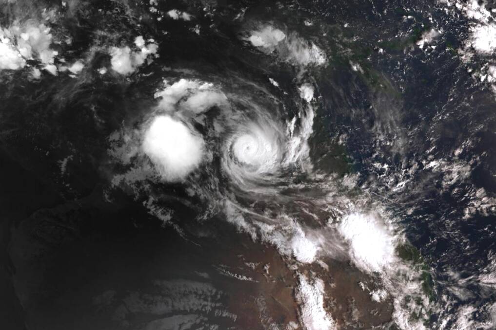 Tropical Cyclone Owen is rapidly gathering strength over the warm waters of the Gulf of Carpentaria. Photo: Bureau of Meteorology