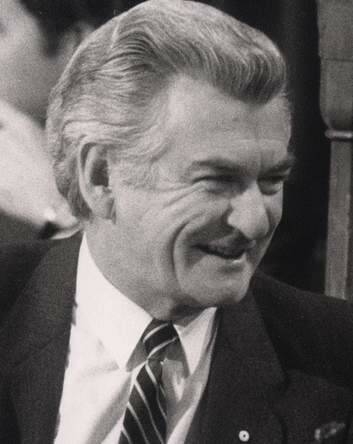 The government of Bob Hawke, pictured in 1984, wanted more Canberrans to catch the bus to work. Photo: Fairfax Archives