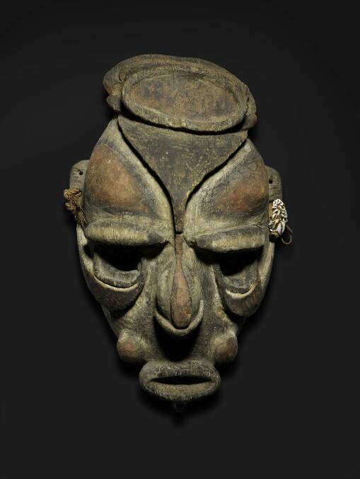 Papua New Guinea, East Sepik Province,
Yuat River, Mask (19th century) in Myth + Magic: Art of the Sepik River, Papua New Guinea.
National Gallery of Australia, Canberra
Purchased 2010 Photo: supplied