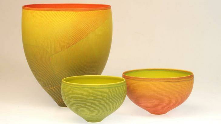 Ceramicist Pippin Drysdale's landscaped-inspired work will feature at Bilk Gallery.