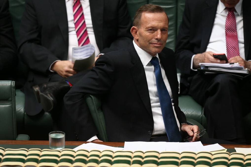  "Average and bumbling" was one assessment of Tony Abbott.  Photo: Alex Ellinghausen