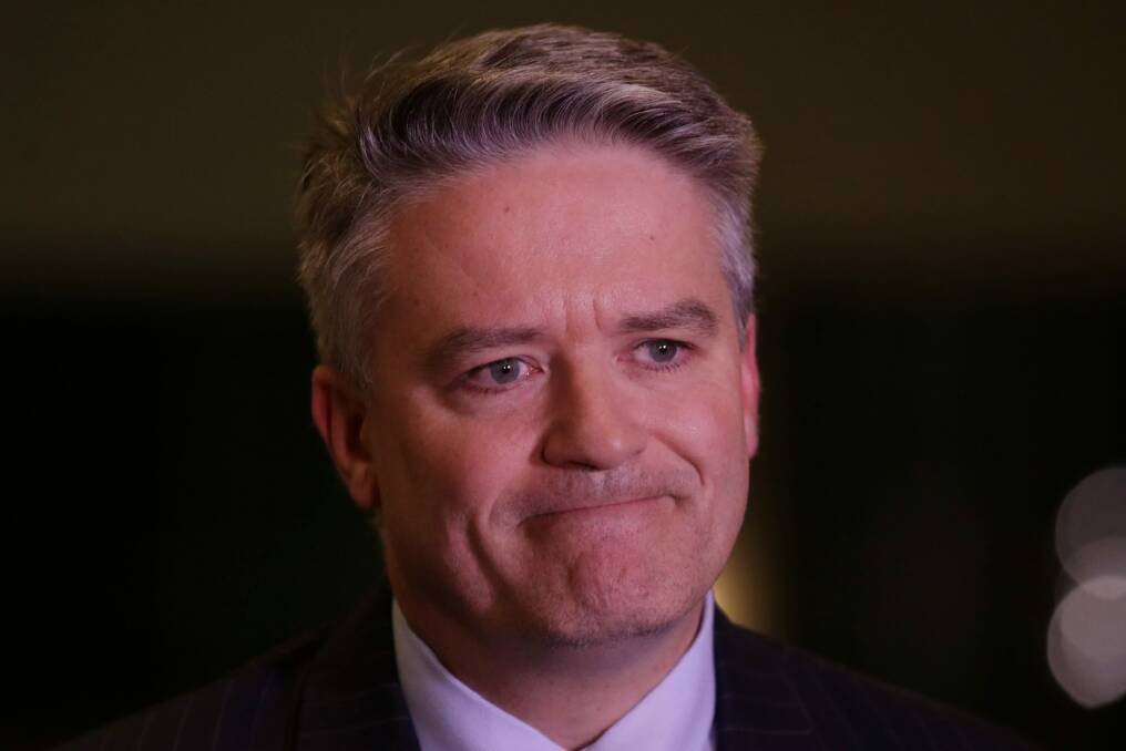 Senator Mathias Cormann refused to comment on Commonwealth Bank's lax reporting of potential terrorism-related transactions. Photo: Andrew Meares