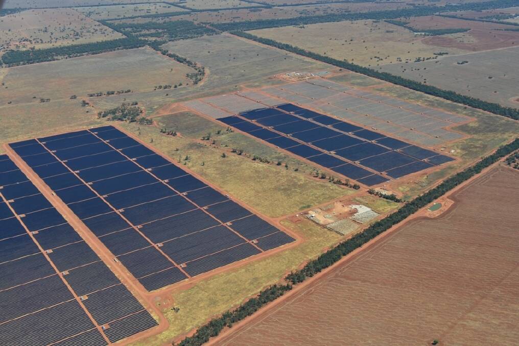 AGL's Nyngan Solar Plant near Dubbo.  Photo: Supplied