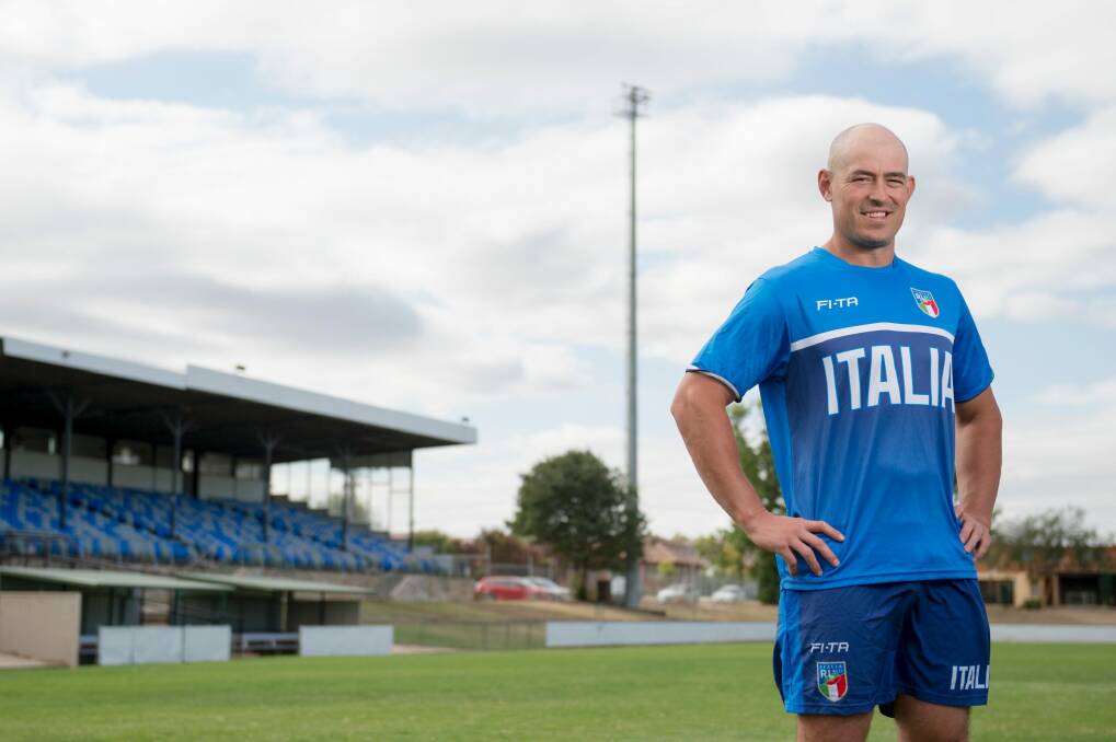 Terry Campese hopes to be fit to play for Italy on Friday night. Photo: Jay Cronan