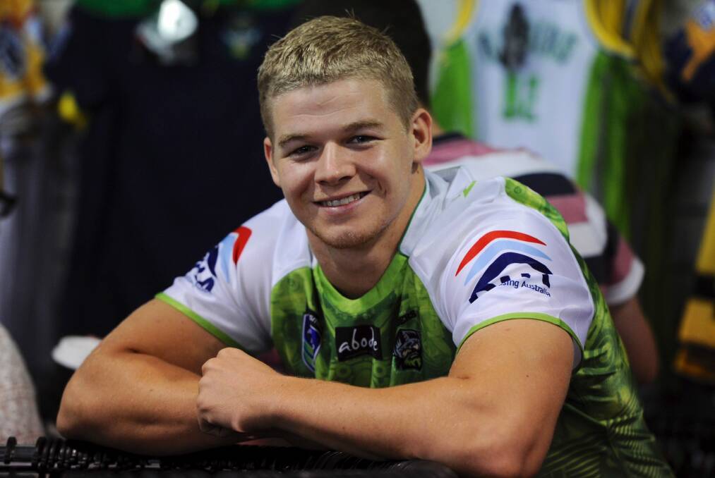 Former Raider Haydon Hodge has signed with Canberra Raiders Cup side West Belconnen. Photo: Graham Tidy 