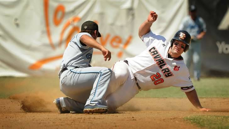 The Canberra Cavalry need one win from their series against Adelaide to clinch a play-off berth. Photo: Colleen Petch
