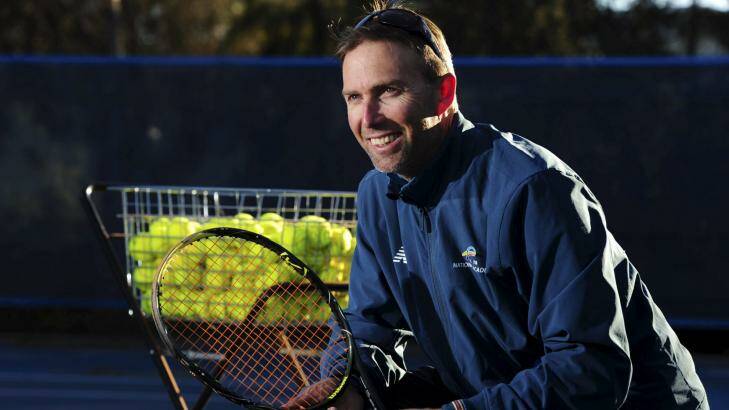 Nick Kyrgios' Canberra-based tennis coach Todd Larkham. Photo: Graham Tidy