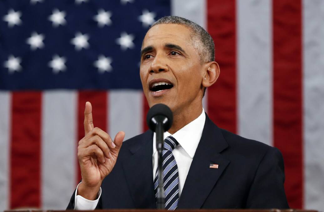 President Barack Obama delivers his State of the Union address before a joint session of Congress. Photo: Evan Vucci