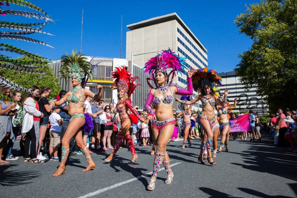 The parade at the National Multicultural Festival. Photo: Supplied