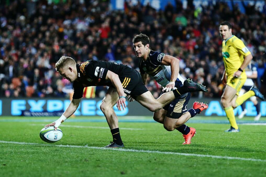 The man the Brumbies fear most: Damian McKenzie. Photo: Anthony Au-Yeung