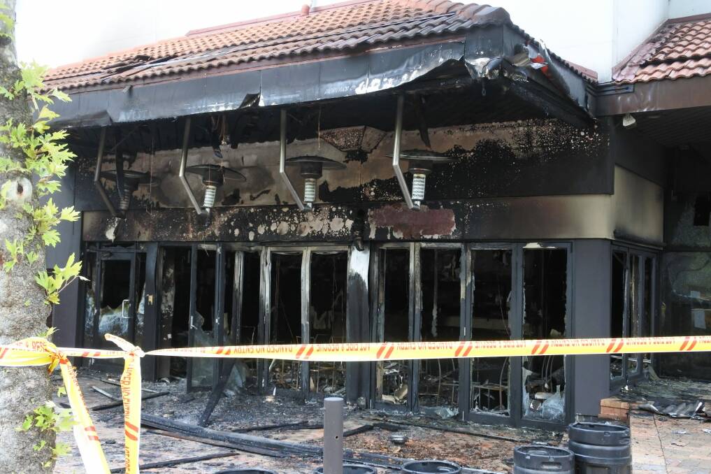A restaurant in Manuka was gutted in a fire early Wednesday morning. Photo: Clare Sibthorpe