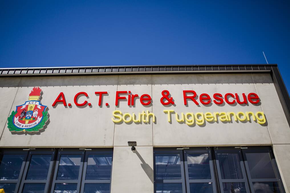 The South Tuggeranong Fire Station on the day it opened in March 2015. Photo: Jamila Toderas