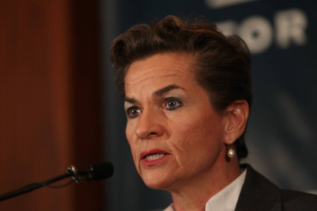 UN climate chief Christiana Figueres has praised ACT efforts on the issue Photo: Brendan Esposito