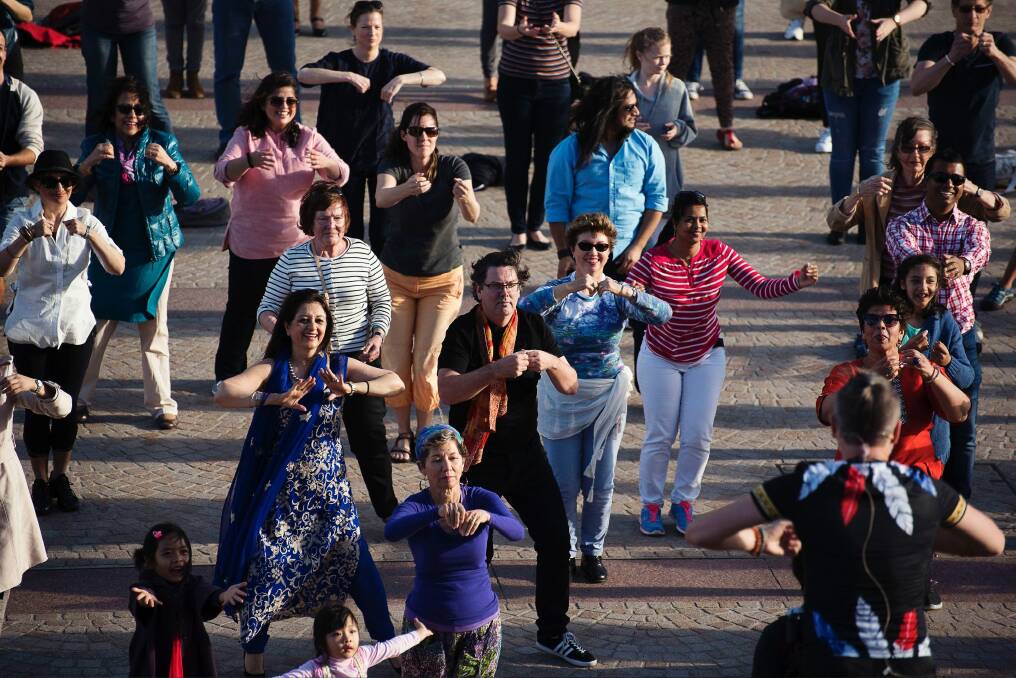 A mass Bollywood workshop will aim to get people moving in Civic Square. Photo: Christopher Pearce