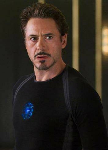 "It's the end": Robert Downey Jnr as Tony Stark.