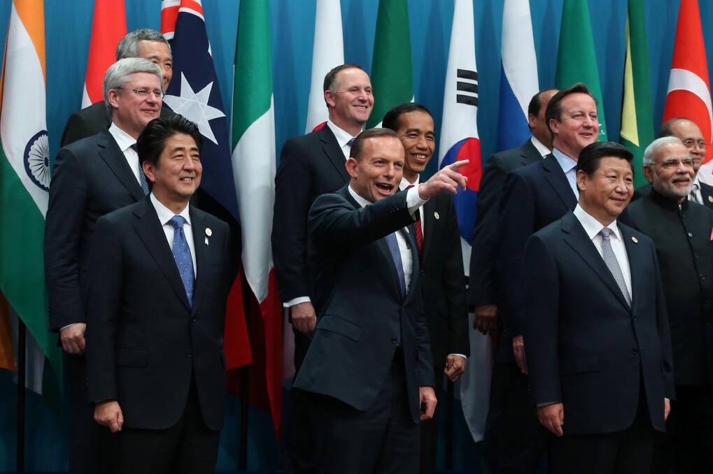 Class of 2014: G20 leaders gathered in Brisbane. Photo: Andrew Meares