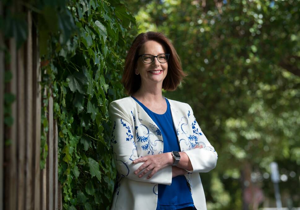 Former prime minister Julia Gillard in January.  Photo: Justin McManus