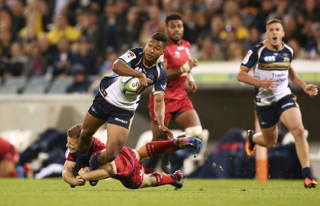 Aidan Toua may have played his last game for the Brumbies. Photo: Getty