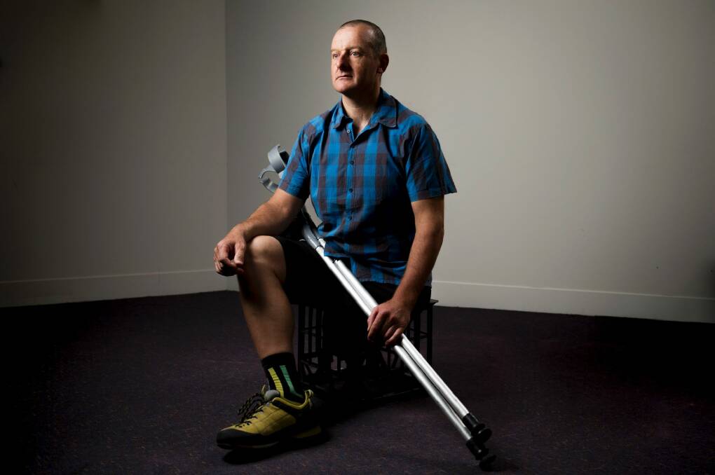 Canberra paralympian Michael Milton has called on the ACT Government to help out TADACT, which lost its base funding in July. Photo: Jay Cronan