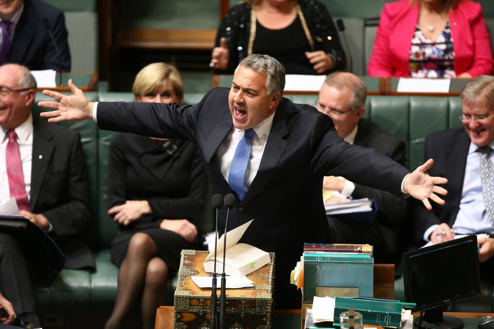 Treasurer Joe Hockey has promised tax cuts but hasn't said where the money will come from. Photo: Andrew Meares