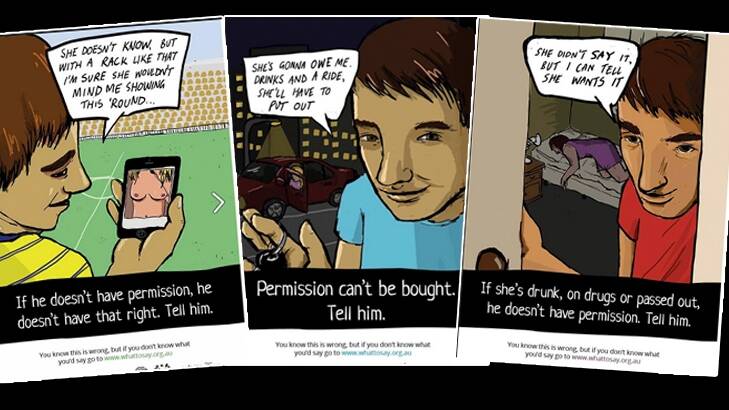 Three of the ACT government posters.