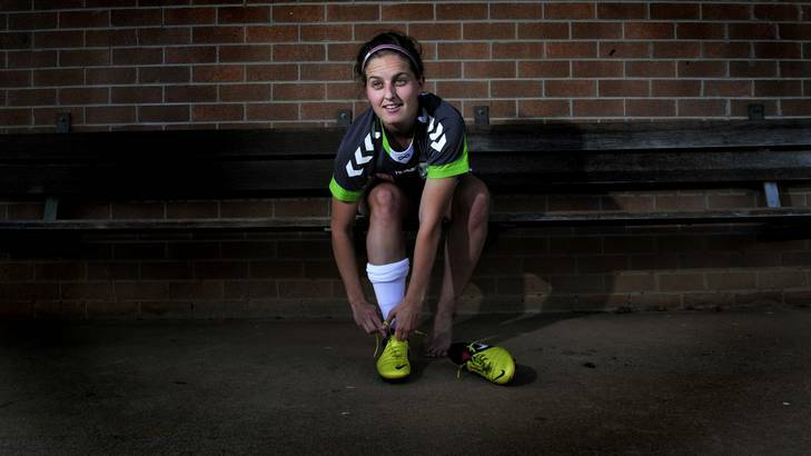 Ellie Brush will be play her 50th W-League match on Wednesday. Photo: Melissa Adams