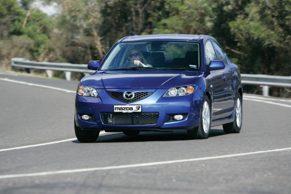 A blue Mazda 3 - presumably not the one owned by Canberra's most notorious parker. Photo: Supplied