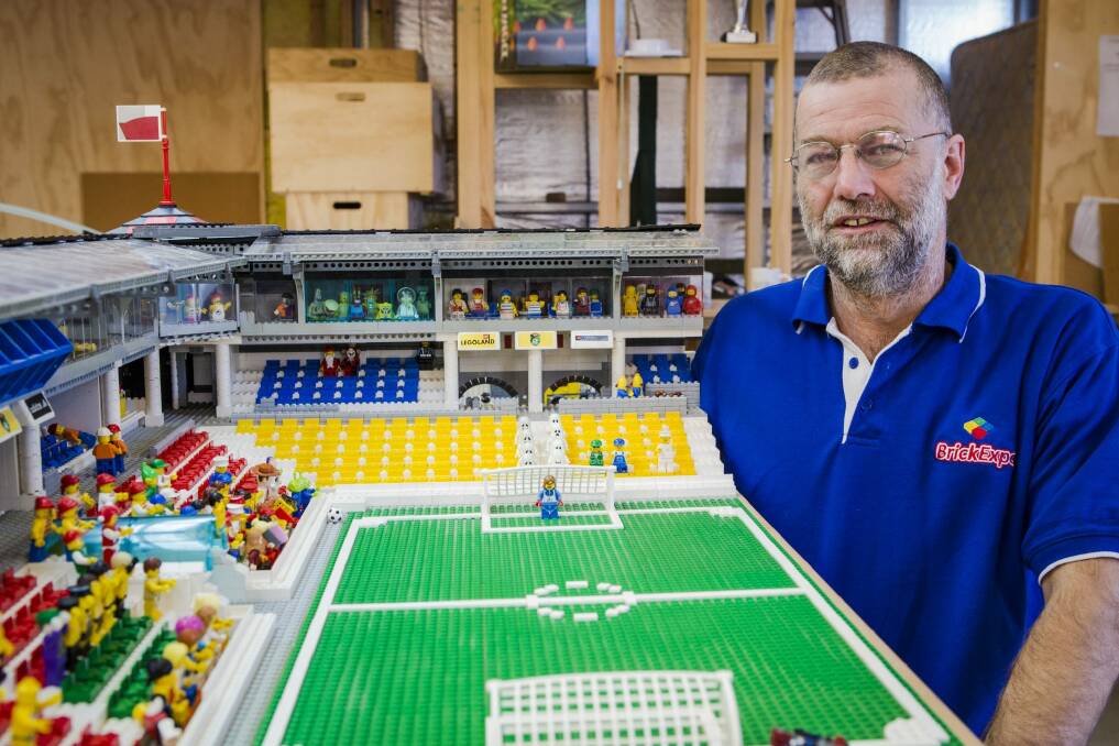 Anthony McLauchlan, with some of his Lego that will be on display for the Brick Expo. Photo: Jamila Toderas