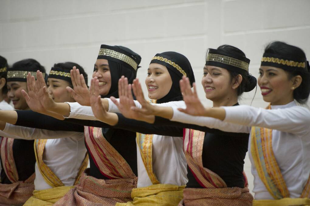 AIYEP participants gave audiences a glimpse of Indonesia’s rich cultural heritage. Photo: Jay Cronan