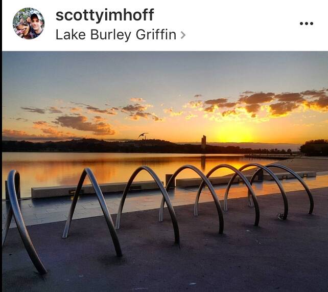 One of the many Instagram shots of the lake. Photo: Instagrammers of the Canberra Times