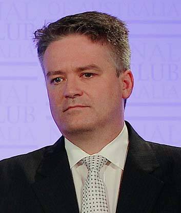 "Our view is, anyone who can work, should work": Finance Minister Mathias Cormann. Photo: Alex Ellinghausen