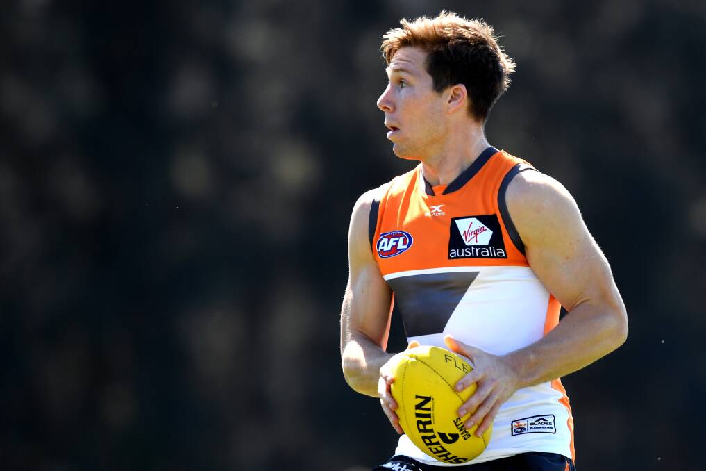 Giant for life: Toby Greene has signed a six-year contract extension at the GWS Giants. Photo: AAP