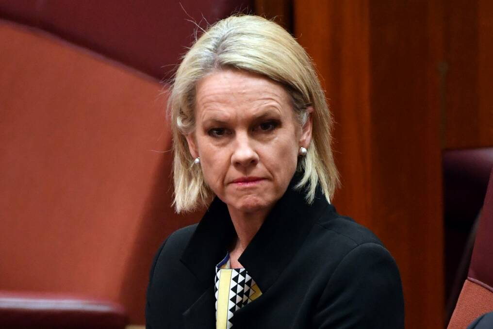 Fiona Nash showed little remorse for sitting in the Senate for more than a decade when she was not entitled to be there.  Photo: AAP