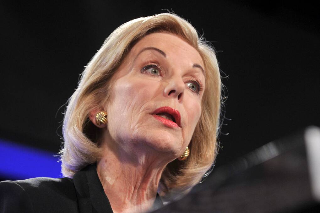 Ita Buttrose speaking at the National Press Club in Canberra in 2013. Photo: Photo: Alan Porritt/AAP