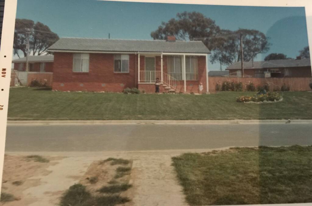 The Scullin home where Rhys Muldoon grew up. Photo: Supplied