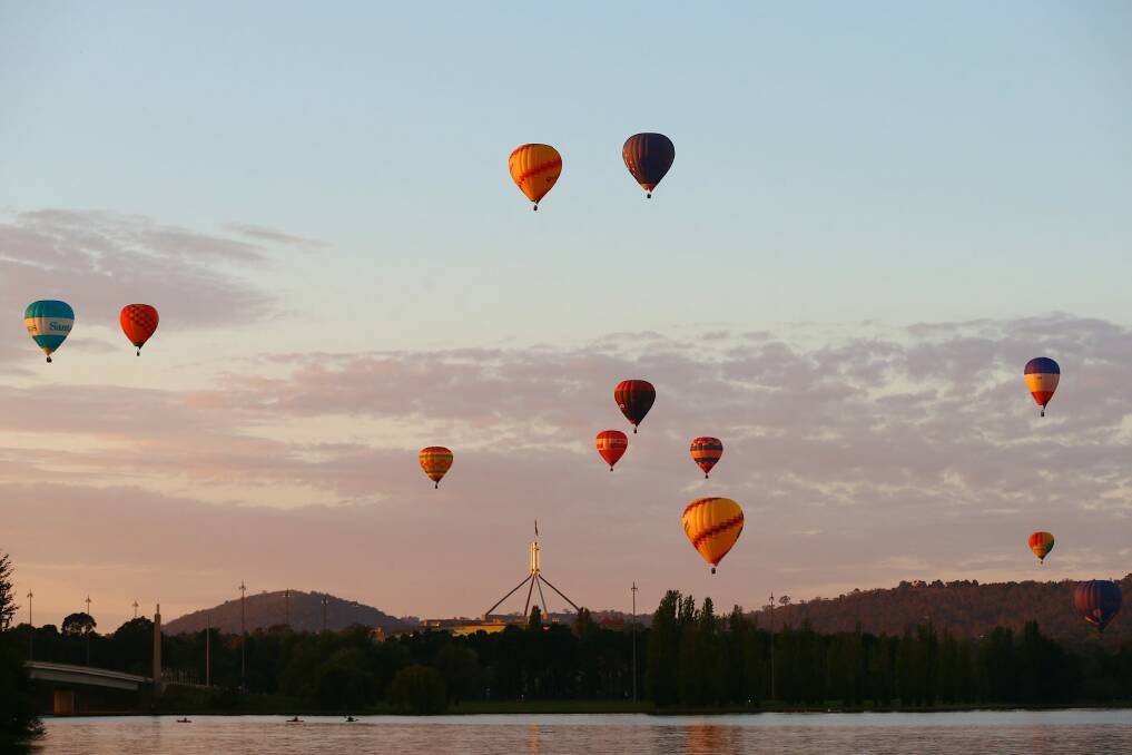 Canberra Balloon Spectacular in Canberra. Photo: Alex Ellinghausen