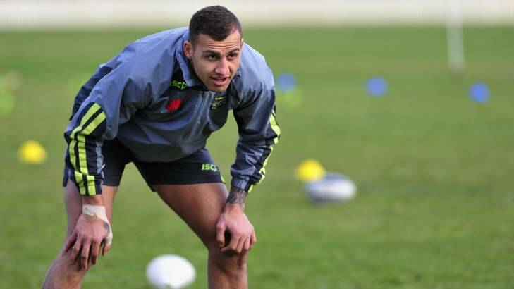 Canberra Raiders player Blake Ferguson has been told to front the board on Friday. Photo: Jeffrey Chan
