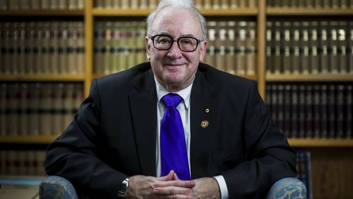 OUTGOING: A special sitting of the Supreme Court will be held on Friday to recognise the contribution of Chief Justice Terence Higgins. Photo: Rohan Thomson