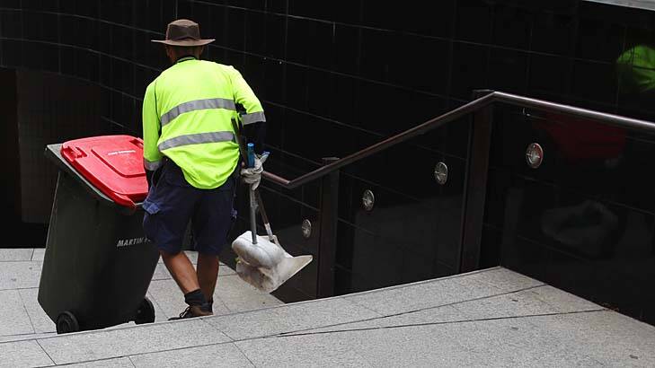 Red tape repeal: The government is looking to abolish the Commonwealth Cleaning Services Guidelines for cleaners employed on government contracts from July 1. Photo: Louise Kennerley