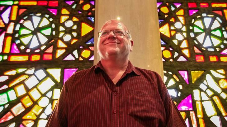 NO CONFLICT: Uniting Church minister the Reverend Roger Munson, who will be the celebrant at a gay couple's wedding. ''Jesus welcomed all people,'' he said. Photo: Katherine Griffiths