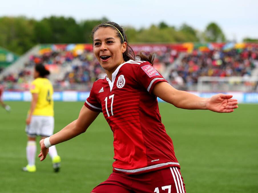Mexican midfielder Veronica Perez has signed with Canberra United for the 2015-16 W-League season. Photo: Getty Images