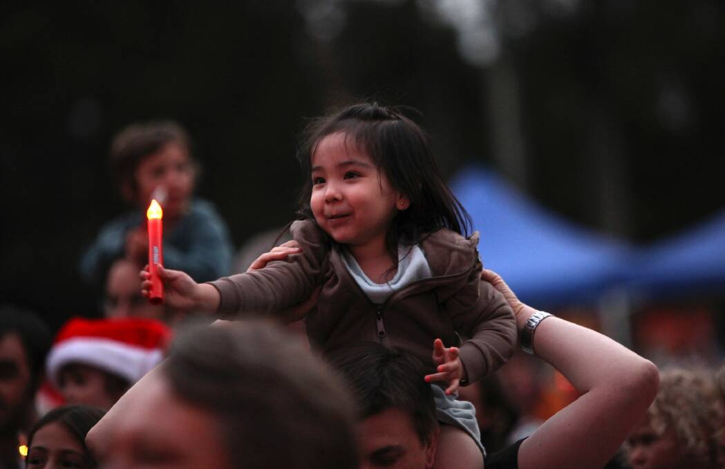 Carols by Candlelight at Stage 88. Photo: Penny Bradfield